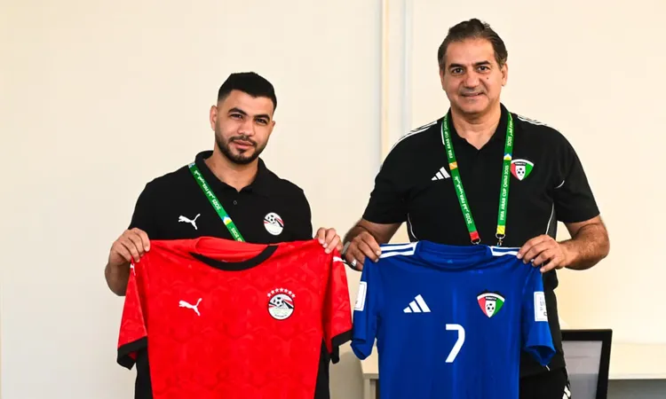 مصر تتألق بالزي الأحمر أمام الكويت في كأس العرب غدًا